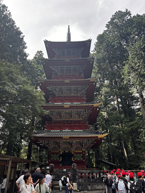 日光東照宮の五重塔の画像