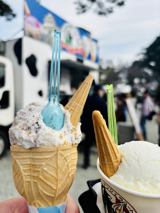 小田原城のジェラートの画像