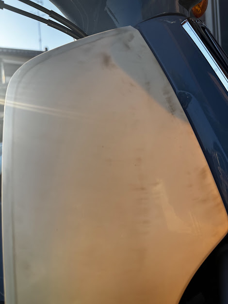 スーパーカブの汚れの画像