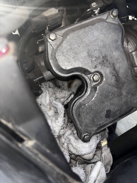 エンジンコンディショナーで洗浄している画像