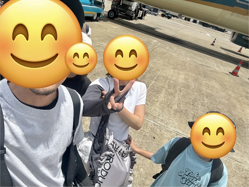 ダナンの家族旅行の写真